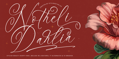 Notheli Dahlia Fuente Póster 1