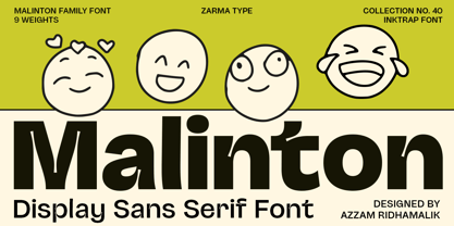 Malinton Font Poster 1