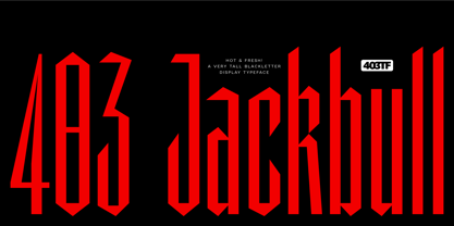 403 Jackbull Font Poster 1