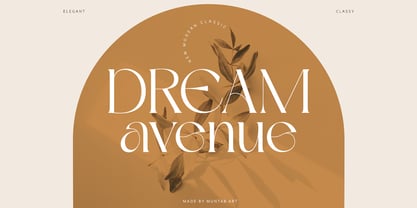 Dream Avenue Font Poster 1