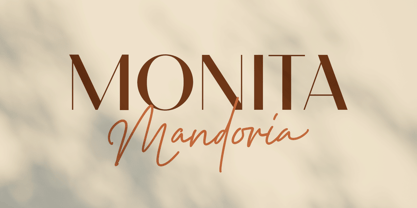 Monita Mandoria Font Poster 1