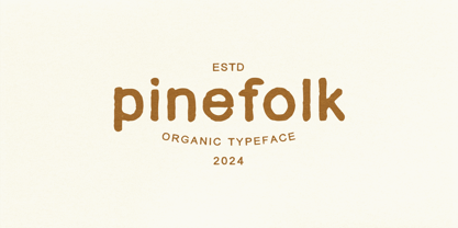 Pinefolk Font Poster 1