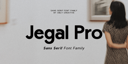 Jegal Pro Font Poster 1