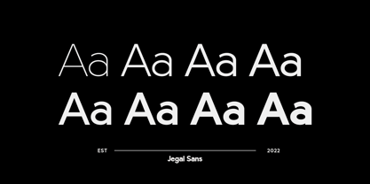 Jegal Pro Font Poster 3