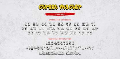 Street Master Font Poster 15