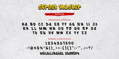 Street Master Font Poster 13