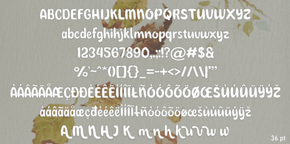 Pomme pomme Font Poster 5