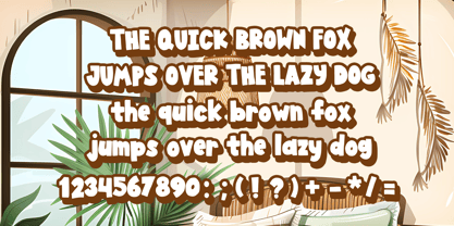 Pajamas Comic Font Poster 4