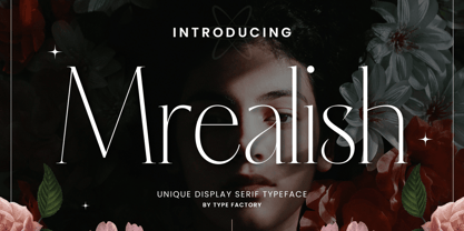 Mrealish Font Poster 1