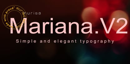 Murisa Mariana Font Poster 1