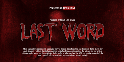 Night Secret Font Poster 6