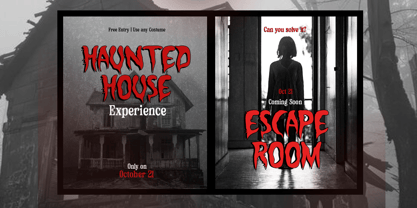 Night Secret Font Poster 7