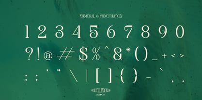 Bernos Count Font Poster 14