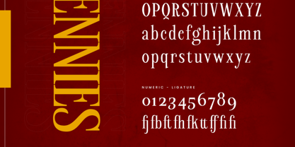 Pennies Font Poster 4