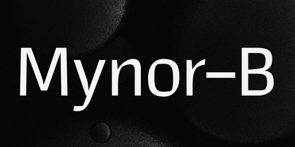 Mynor B Font Poster 1