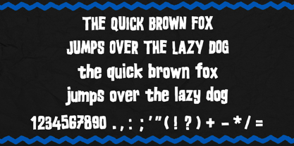 Rough Blocky Font Poster 4