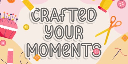 Heddon Rounded Outline Font Poster 4