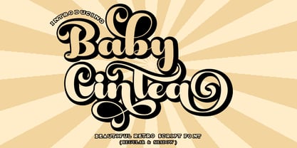 Baby Cintea Font Poster 1