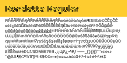 Rondette Font Poster 2