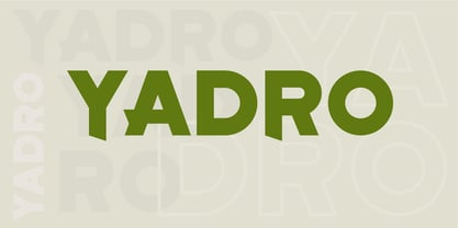 Yadro Font Poster 1