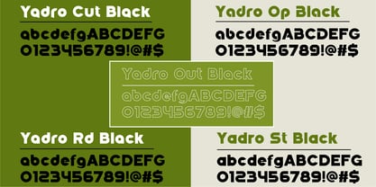 Yadro Font Poster 4