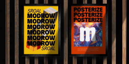 Sroal Modrow Variable Font Poster 12