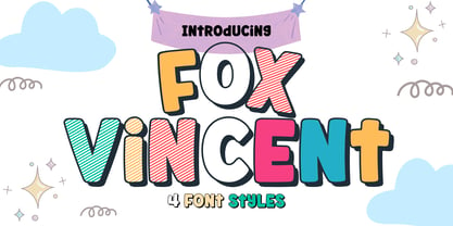 Fox Vincent Outline Fuente Póster 1