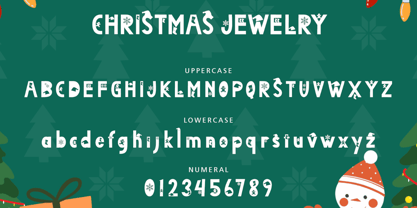 Christmas Jewelry Font Poster 5