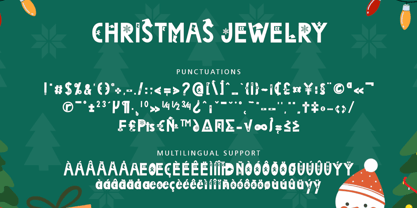 Christmas Jewelry Font Poster 6