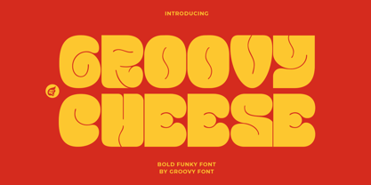 Groovy Cheese Font Poster 1
