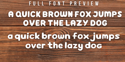 Puffy Groove Font Poster 3
