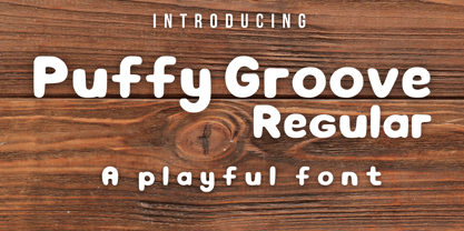 Puffy Groove Font Poster 1