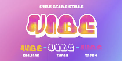 Vibe Tribe Font Poster 10