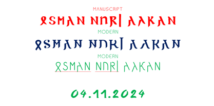 Ongunkan Gothic Thin Modern Font Poster 4