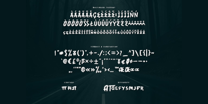 Ghost Street Font Poster 2