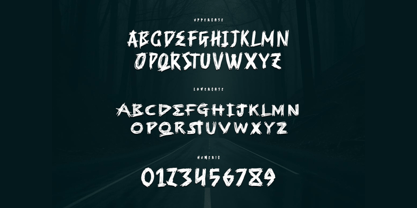 Ghost Street Font Poster 3