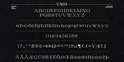 Tasla Font Poster 7