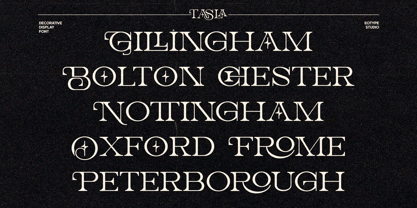 Tasla Font Poster 6