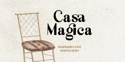 Casa Magica Font Poster 1