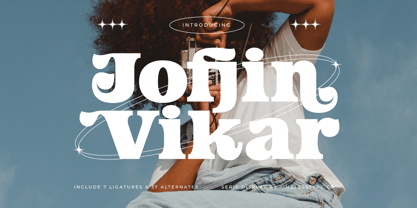 Jofjin Vikar Font Poster 1