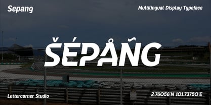 Sepang Font Poster 6