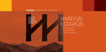 Caudine Font Poster 2