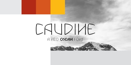 Caudine Font Poster 1