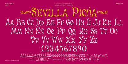 Andaluspain Pack 2 Font Poster 9