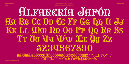 Andaluspain Pack 2 Font Poster 5