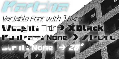 Kartina Font Poster 4