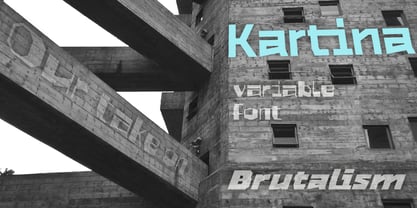 Kartina Font Poster 1