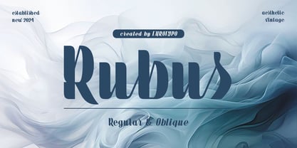 Rubus Font Poster 1