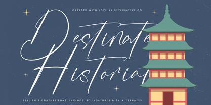 Destinate Historial Font Poster 1