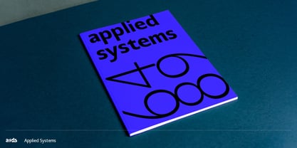 Applied Systems Font Poster 3